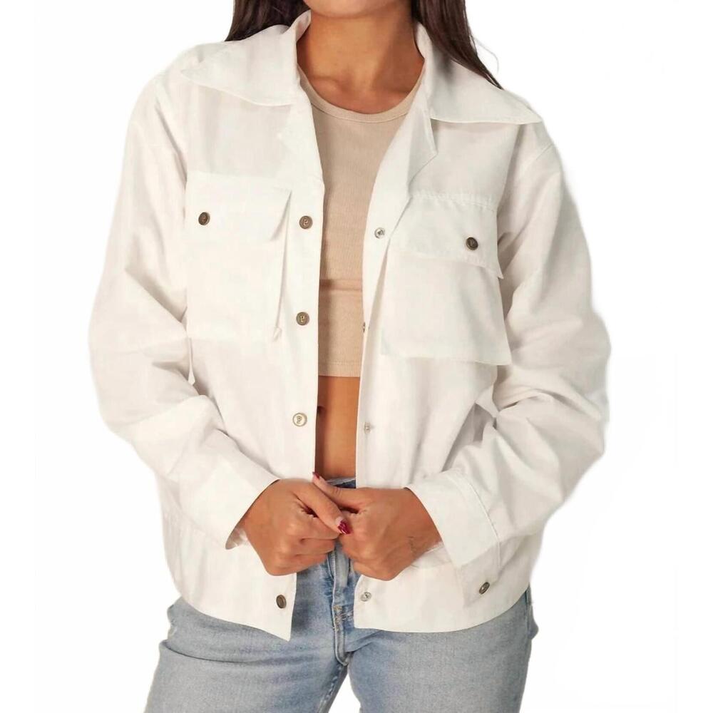 NEW PARCHITA women's sport jacket and pants set in off-whie